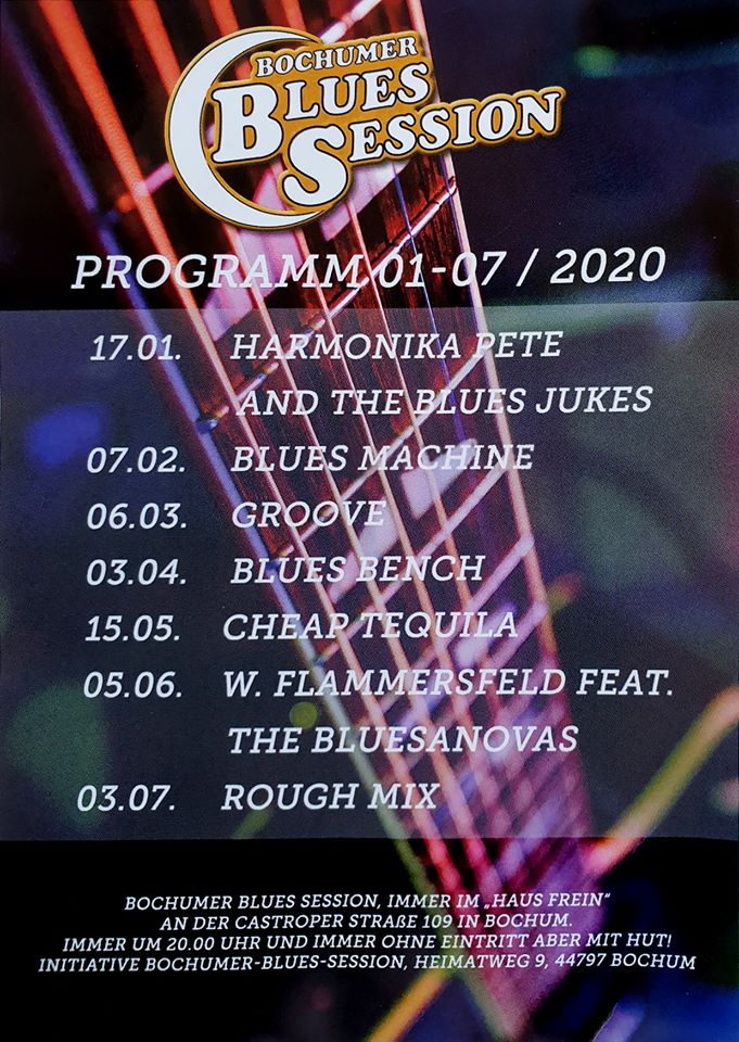 Bochumer Blusesession Flyer
